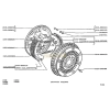 Колодки тормозные (задние) ВАЗ 2103, 2106 (с эксцентриком) Начало 2103-3502090